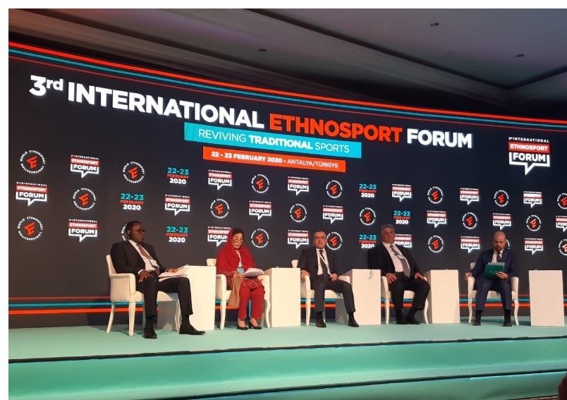 Dr. Fehmida Mirza, Minister for Inter Provincial Coordination represented Pakistan at 3rd International Ethnosport Forum in Antalya