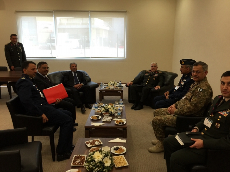 Minister for Defence Production of Pakistan Rana Tanveer meets with counterparts, defence sector executives at Istanbul