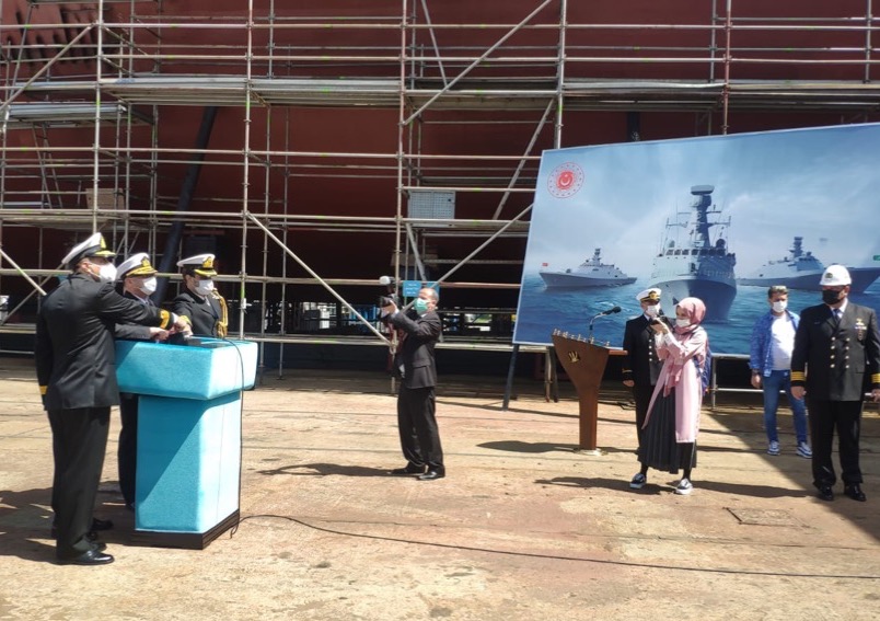 Keel Laying Ceremony of 2nd MILGEM Class Corvette for Pakistan Navy held in Istanbul