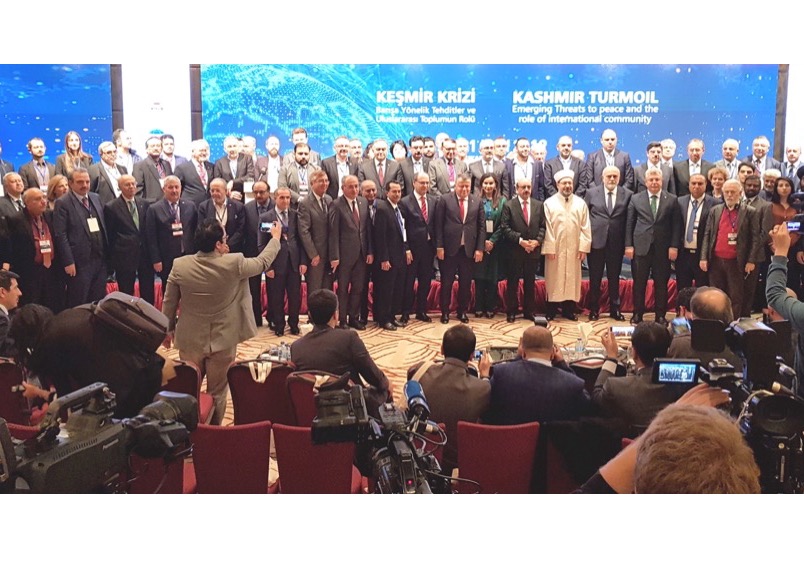 Delegates of Kashmir conference in Ankara urge India to lift blockade, respect human rights and resolve Kashmir dispute peacefully through dialogue