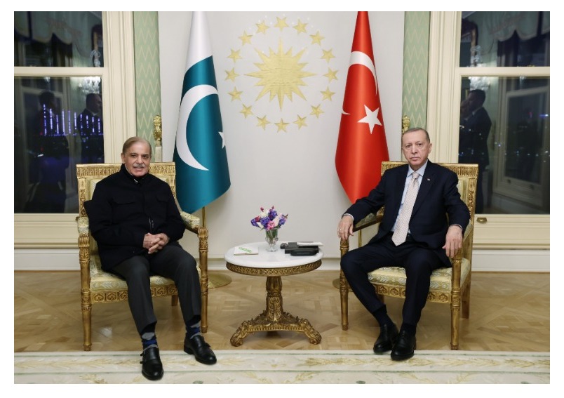Prime Minister Shehbaz Sharif’s meeting with President Recep Tayyip Erdoğan.