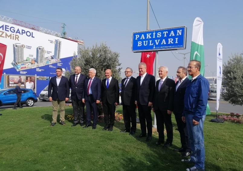 Inauguration of Pakistan Boulevard in Izmir, Turkey
