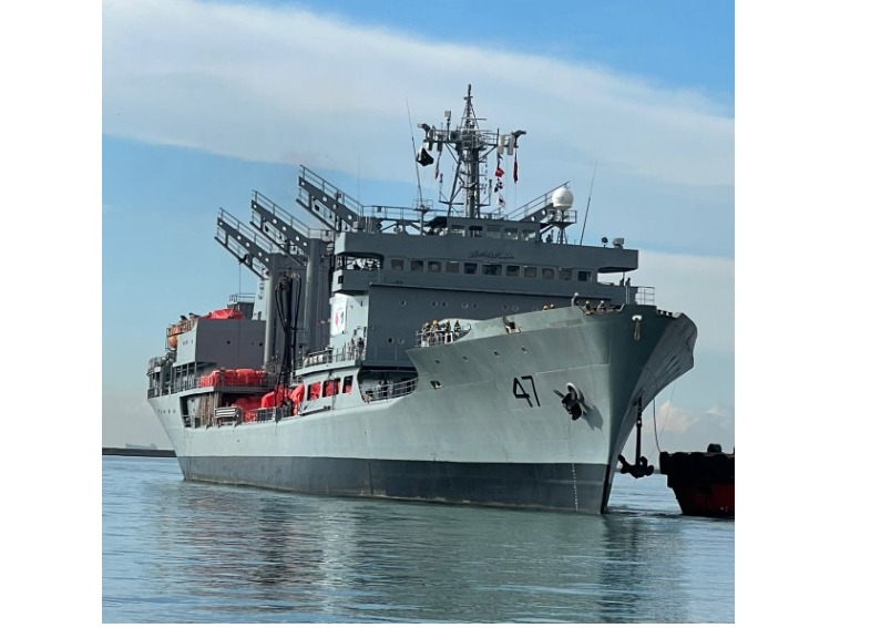 PAKISTAN NAVAL SHIP CARRYING EARTHQUAKE RELIEF SUPPLIES ARRIVES AT MERSIN