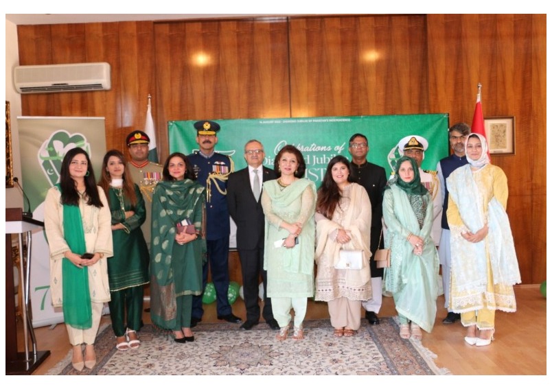 PAKISTAN’S INDEPENDENCE DIAMOND JUBILEE CELEBRATED IN ANKARA