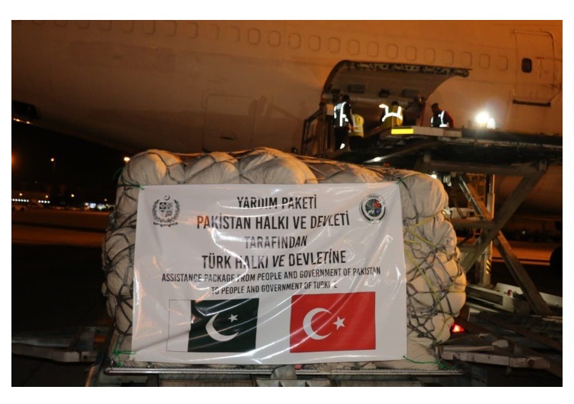 SPECIAL FLIGHT OPERATION BEGINS TO EXPEDITE TRANSPORT OF 50,000 TENTS TO TURKIYE FROM PAKISTAN